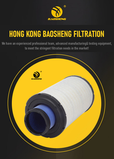 4286120 KS861A Excavator Air Filter Element Metal Mesh KATO HD700-5