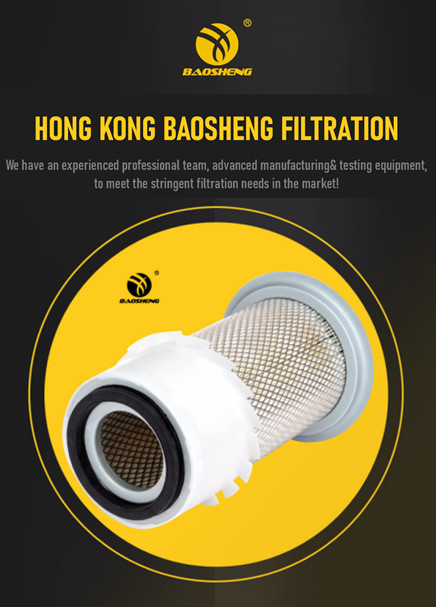 3EC0111630 FA719 Excavator Air Filter 275mm Height Semi Truck Air Filter