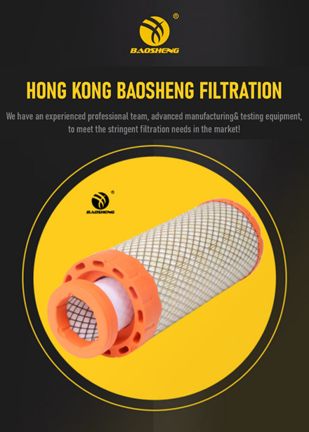 BAOSHENG Truck Excavator Air Filter Gas Filtration A753-020 A753-030
