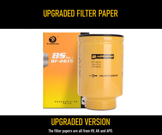 P550626 32-61644 Spin On Fuel And Water Separator Filter 200*108mm