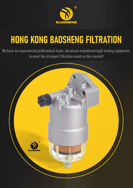 Aluminium Base Fuel Water Separator Filter Assembly YSZC007 SUMITOMO