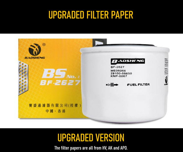 90mm OD Spin On Fuel Filter For Excavator YANMAR 119000-55600