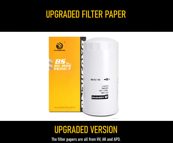 4283860 4429727 4285964 Hydraulic Spin On Fuel Filter 250*118mm