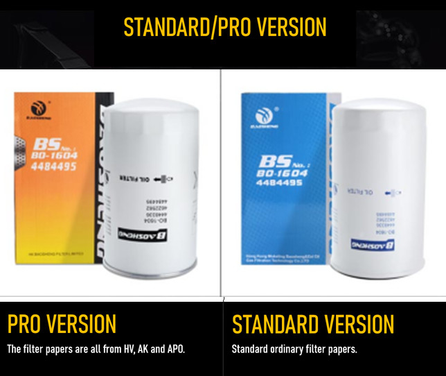 210mm Height Excavator Oil Filter Engine Protection 4448336 4484495 4696643