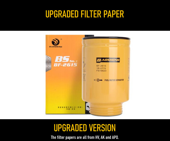 P550626 32-61644 Diesel Fuel Water Separator 200mm Height