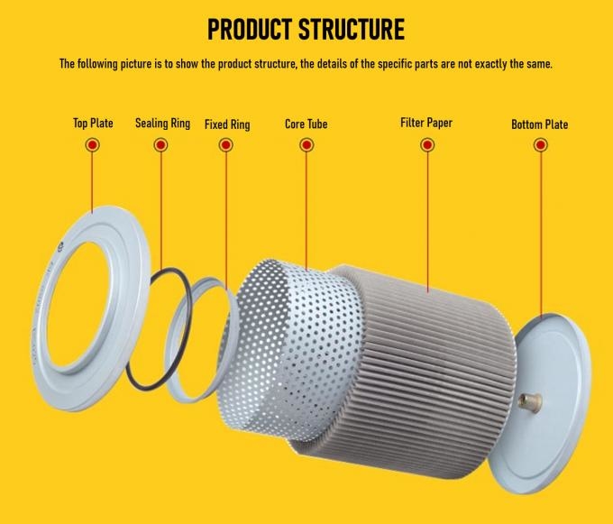 HYUNDAI Hydraulic Suction Line Filter P852 2472-9016A Excavator Oil Filter