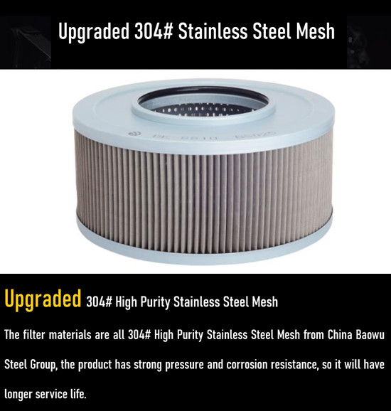 BAOSHENG Copper Mesh VOLVO Oil Filter EC210BLC/R Diesel Engine Oil Filter