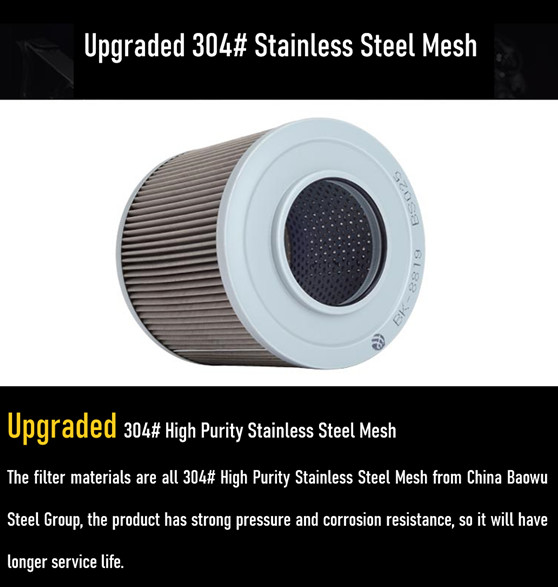 803233010 Hydraulic Oil Suction Filter For XCMG 370 Copper Mesh