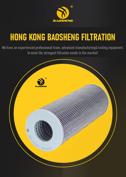 SDLG85 Hydraulic Oil Return Filter 326mm Height Return Line Oil Filter