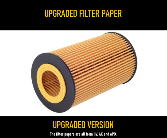 11708550 Excavator Fuel Filter Paper Element 150/137mm Height