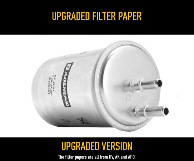 320 28325961 Excavator Truck Oil Filter 125/182mm Heighth