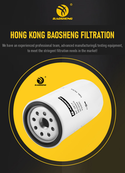 170mm Height Excavator Fuel Filter Replacement ME056670 ME056280 4616544