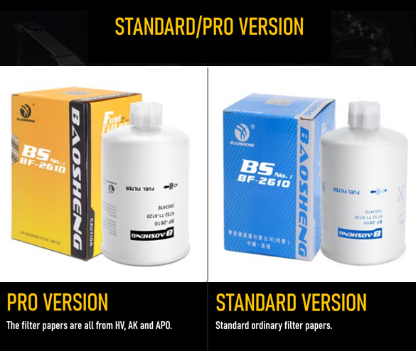 60101100909 53C0051 FS1280 Spin On Diesel Fuel Filter For HYUNDAI DOOSAN