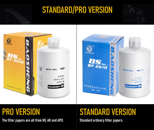 93mm OD Excavator Fuel Filter 60101100909 53C0051 Spin On Oil Filter