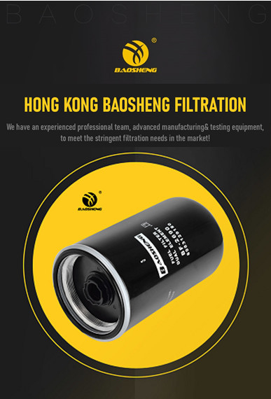 Spin On Excavator Diesel Fuel Filter 8982394641 MMH-80990 For HITACHI