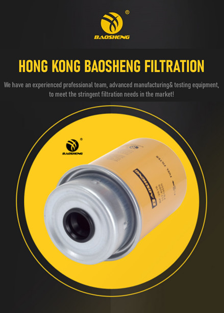 FS19555 117-4089 Oil-Water Separation Excavator Parts Filter Element