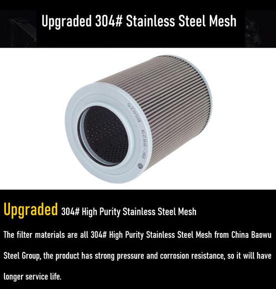 HYUNDAI Copper Mesh Hydraulic Suction Line Filter