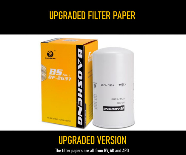 6754-79-6140 Excavator Fuel Filter Element For PC200-8